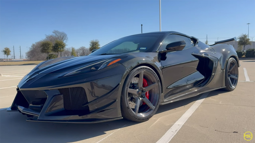 [VIDEO] La Corvette C8 obtient un kit de carrosserie large en fibre de carbone visible d'Anderson Composites