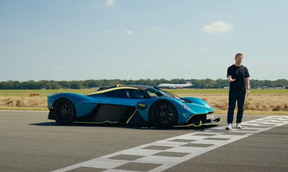Aston Martin Valkyrie établit un temps au tour boursouflé sur Top Gear Track