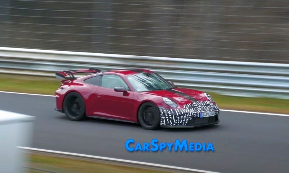 2026 Porsche 911 GT3 Mr Facelift Tested Tests à la Nurburgring