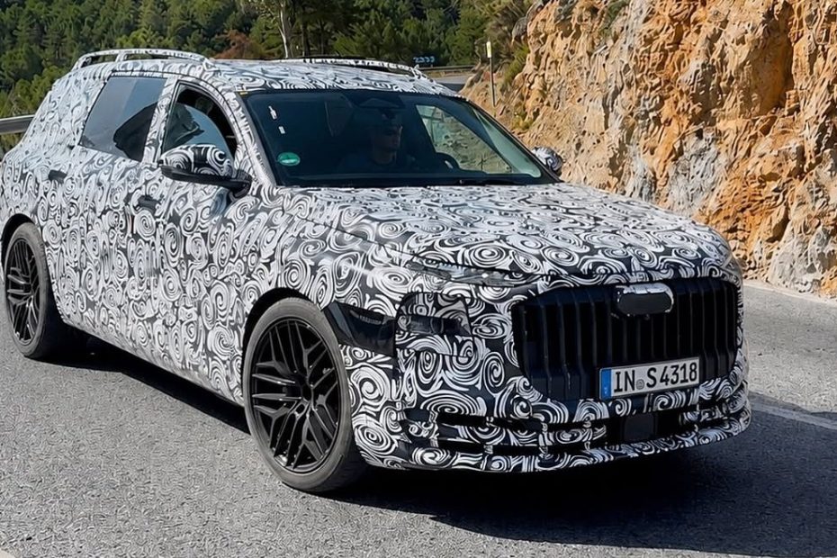audi q9 horch spy shot